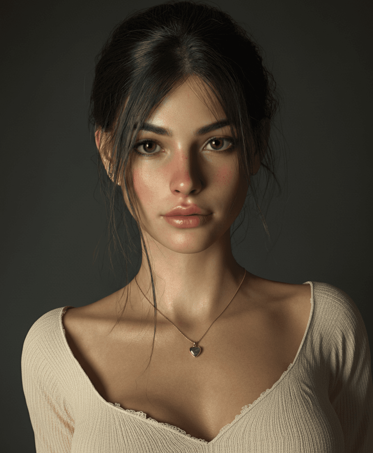 Irregular Amethyst Pendant Necklace 2